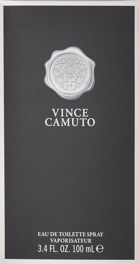 Vince Camuto Eau de Toilette Spray Cologne for Men, Fresh and Woody Scent, Notes of Bergamot, Sensual Leather, Vetiver, Rich Musk, Long Lasting Fragrance